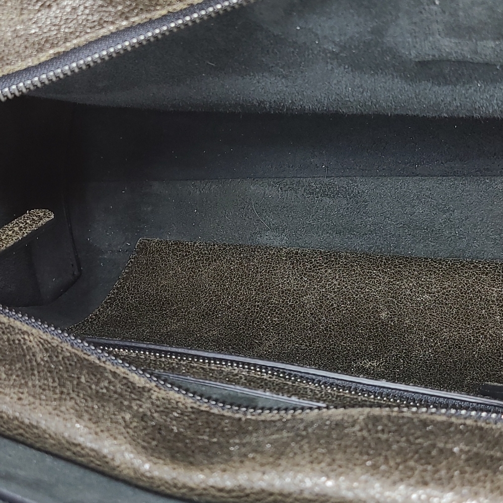 Brunello Cucinelli Buffed Leather Shoulder Bag. Monili - Picture 11 of 16